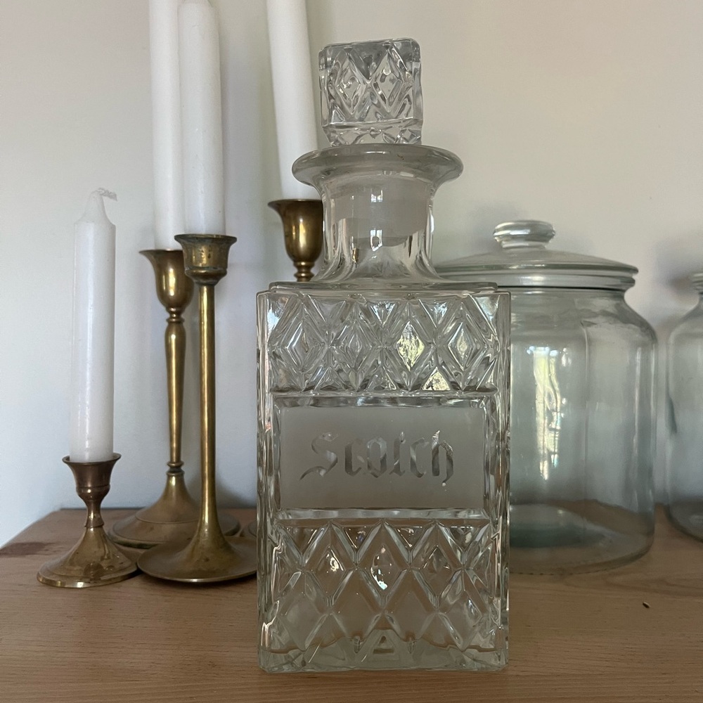 Crystal Scotch Decanter